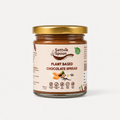Sattvik Spoon plant-based chocolate spread, 175 g glass jar with gold lid