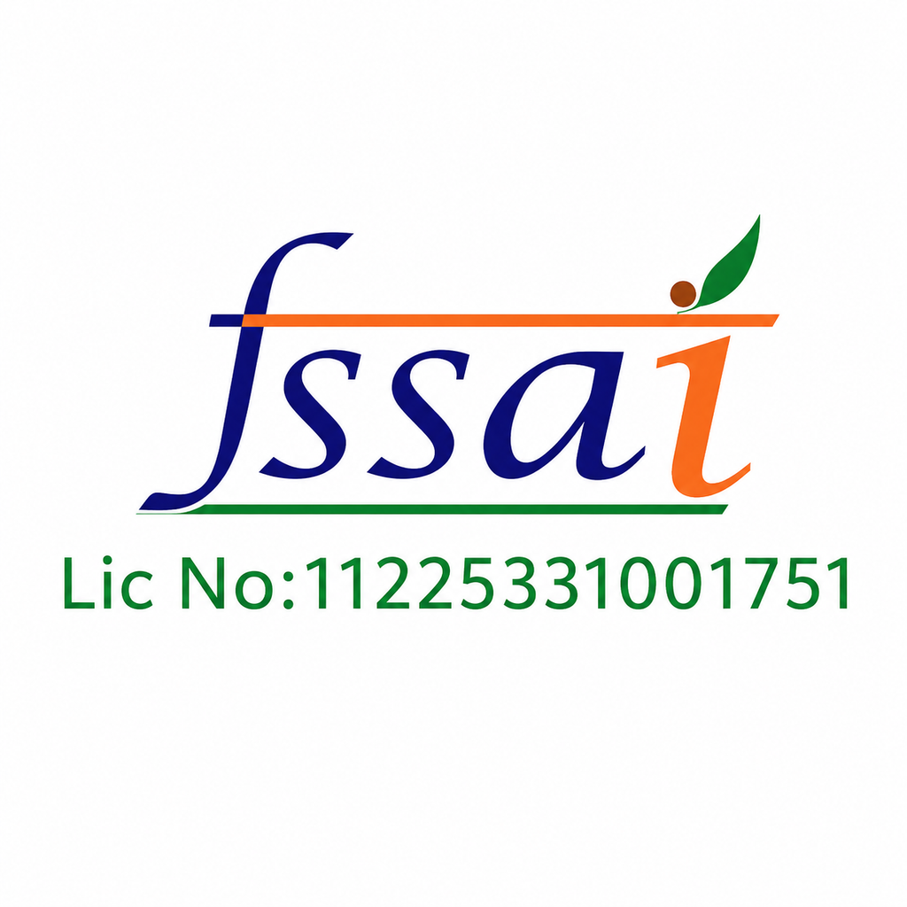 FSSAI logo with Sattvik Spoon licence number 11225331001751