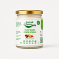 Sattvik Spoon Dates & Chilli plant-based cheese spread, 175 g glass jar with gold lid